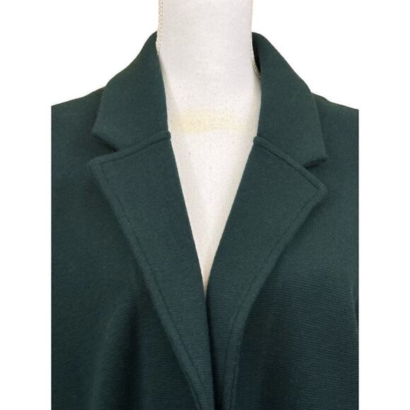 J. Crew green Sophie Open Front Sweater Blazer, large, office, cool weather - Picture 3 of 7